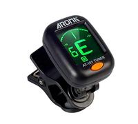 Afinador de guitarra, digital cromático LCD con clip para bajo, guitarra, ukelele, violín, Oud