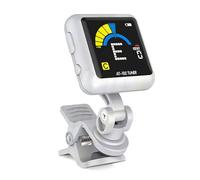 Afinador de guitarra eléctrica recargable con clip giratorio de 360 grados para guitarra, ukelele, violín, banjos, digital, electrónico, para violín, ukelele