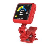 Afinador de guitarra eléctrica recargable con clip giratorio de 360 grados para guitarra, ukelele, violín, banjos, digital, electrónico, para violín, ukelele