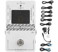 Afinador de Guitarra, Fuente de Alimentación para Guitarra Afinadores de Guitarra 2 en 1 Fuente de Alimentación Efectos de Afinación de Guitarra Eléctrica Fuente de (Enchufe