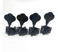 Afinador De Jazz Para Bajo Eléctrico Grande Con Eje De Guitarra De 4 Cuerdas Abierto(Black,2R2L)