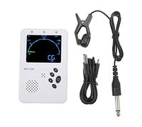Afinador de Metrónomo, Afinador Digital Multifuncional Recargable, Afinador de Metrónomo Digital 3 en 1, Generador de Tonos, Generador de Tonos con Ritmo de Voz Humana para Guitarra, Bajo, Violín, Pip