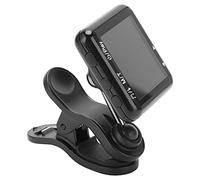 Afinador de Metrónomo de Guitarra, Afinador de Metrónomo Eléctrico Protector de Silicona Pantalla a Color para bajo para Violín(MT90R)
