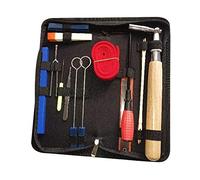 Afinador de piano, kit de afinación de piano profesional, juego de herramientas de afinación de piano, herramienta de afinación de piano, mango de madera, llave de afinación fija con bolsa
