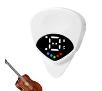 Afinador de Púas Guitarra 2 en 1, Afinador Digital a Batería Púas con 12 Temperamentos Iguales y Pantalla para Una Afinación Eficiente Regalo Perfecto para Guitarras