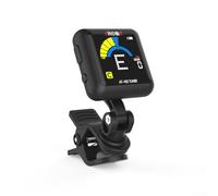 Afinador digital recargable Aroma AT102 ideal para guitarras cromáticas, bajos, ukeleles y violines con cable USB (negro)