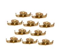 Afinador para Erhu de Cobre Dorado, 5 Pares, Ajuste Fino | Diseño Creativo, Práctico y Portátil, Ayuda al Oído Control de Tono, Accesorios Incluidos