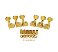 Afinadores de bloqueo de guitarra 18:1, clavijas de afinación de guitarra, clavijas de bloqueo para guitarras Strat/Tele/LP/SG eléctricas/acústicas, color dorado