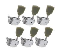 Afinadores de guitarra - Mecánica de guitarra semicerrada, botones mecánicos de repuesto de cuerpo de metal, llaves de afinación de cuerdas, estilo vintage, kit de reparación para instrumentos