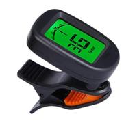 Afinadores digitales de clip, afinador de guitarra eléctrica, afinador de metrónomo con pantalla LCD, afinador electrónico de ukelele, afinador digital cromático, portátil, suministros de instrumentos
