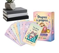 Afirmación Cards Kids - 48 piezas Inspirational Daily Enfoagement Set for Children | Positive Self Esteem Mindfulness Learning Cards, Empowering Activity Deck for Home School Party Meditation