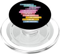 Afirmación Positiva Soy Fuerte Sé Un Buen Decir Positivo PopSockets PopGrip para MagSafe