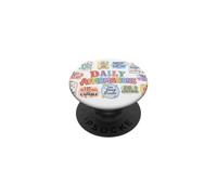 Afirmaciones diarias Lindo Pensamiento Positivo estacionario PopSockets PopGrip Adhesivo