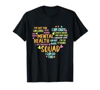 Afirmaciones positivas inspiradoras de conciencia sobre la salud mental Camiseta