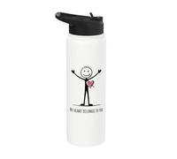 Afirmaciones positivas que se sienten bien citas motivacionales Stainless Steel Insulated Water Bottle