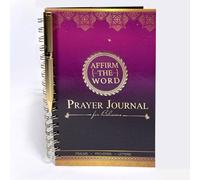 ? Afirmar la palabra? Daily Prayer Journal para creyentes Bounds Bound w/Gold grabado Pen- Escrituras Estudio de la Biblia devocional Christian Grati
