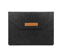 AfitLulu Funda de Fieltro para Portátil de 11/12/13/15 Pulgadas, Ultrafina Funda para Tablet con Varios Compartimentos, Protectora para Ordenadores Portátiles (Negro, 12 Pulgadas)