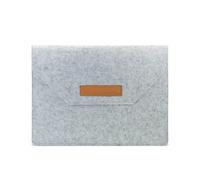 AfitLulu Funda de Fieltro para Portátil de 11/12/13/15 Pulgadas, Ultrafina Funda para Tablet con Varios Compartimentos, Protectora para Ordenadores Portátiles (Gris, 13 Pulgadas)