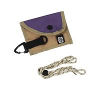 AfitLulu Monedero para el cuello con correa ajustable para el cuello para hombres y mujeres, bolsa antirrobo para almacenamiento de auriculares, bolsa portátil con cremallera y cierre a presión,