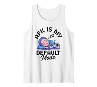 AFK Default Mode Calm Gamer Pixel Design Camiseta sin Mangas