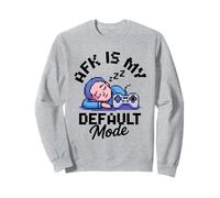 AFK Default Mode Calm Gamer Pixel Design Sudadera