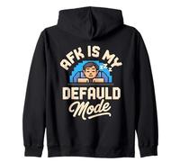 AFK Default Mode Calm Gamer Pixel Design Sudadera con Capucha