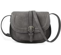 AFKOMST - Bolso bandolera para mujer, cartera pequeña y bolso de hombro, bolsos de sillín vintage, cuero vegano