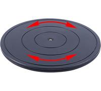 AFLEPCBRQ 40cm Round Swivel Platform, Swivel Stand with Steel Ball Bearings, Table Rotating Tray, Manual Swivel Base, for Monitor/TV/Bonsai/Crafts