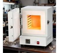 AFLEPCBRQ Horno eléctrico para fundición de Metales, Horno de Muffle de 2000W para joyería, cerámica y Odontología - Horno de quemadura de Alto Rendimiento
