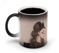 AFLJNYNN Ariana Cat Girl Grande Morning Mood - Taza con cambio de color sensible al calor