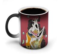 AFLJNYNN Gustav Klimts - Taza mágica con imagen de The kiss para motivación diaria de café