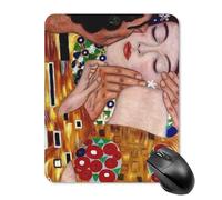 AFLJNYNN Gustav Klimts the Kiss - Alfombrilla higiénica para mouse silenciosa, duradera, portátil, portátil, protectora
