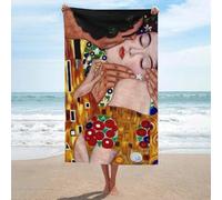 AFLJNYNN Gustav Klimts the Kiss - Juego de toallas de baño y toalla de playa para unas vacaciones perfectas