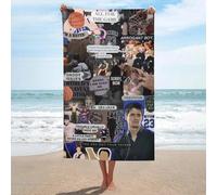 AFLJNYNN Nathan Scott - Elegante juego de toalla de playa y toalla de baño para relajación junto a la piscina