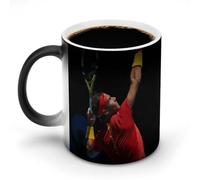 AFLJNYNN Roger Federer - Taza con pantalla a color para momentos románticos del té