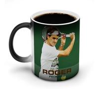 AFLJNYNN Roger Federer - Taza de café que transforma el color a alta temperatura