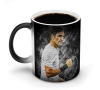 AFLJNYNN Roger Federer - Taza reactiva a la temperatura con Clever Reveal