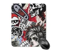 AFLJNYNN Sid Vicious Use Play Design - Alfombrilla de mouse antideslizante para escritorio de oficina, soporte elegante y eficiente