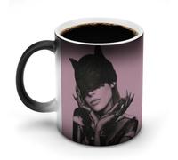 AFLJNYNN Taza Ariana Cat Girl Grande Sweet Message con acción mágica reveladora