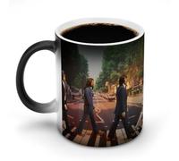 AFLJNYNN Taza de diseño de The Beatles que cambia de color cuando está caliente