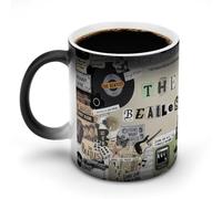AFLJNYNN Taza mágica de The Beatles con imagen que aparece cuando está caliente