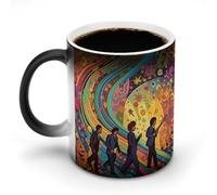 AFLJNYNN The Beatles - Taza de color creativo con obras de arte de calor oculto