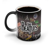 AFLJNYNN The Beatles - Taza de té personalizada con cambio de color para cumpleaños