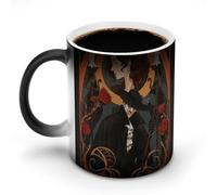 AFLJNYNN The Phantom of The Opera Magic - Taza de café sensible al calor con texto personalizado