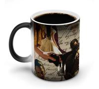 AFLJNYNN The Phantom of The Opera - Taza de cerámica sensible al calor con mensaje secreto para cumpleaños