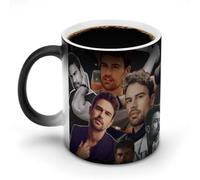 AFLJNYNN Theo Actor James Magic - Taza de café sensible al calor con texto personalizado