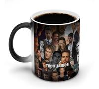 AFLJNYNN Theo Actor James - Taza activada por temperatura para momentos sorpresa de café caliente