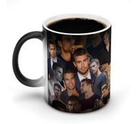 AFLJNYNN Theo Actor James - Taza con cita oculta para fanáticos del café, activada por calor