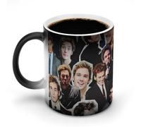 AFLJNYNN Theo Actor James - Taza mágica que cambia de color, sensible al calor, para los amantes del café