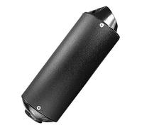 Aflytep Kit de Tubo de Silenciador de Escape de Motocicleta de 28 Mm, Tubo de Carreras de Escape para 50Cc 110Cc 125Cc Dirt Pit Bike ATV para Negro